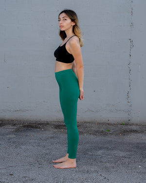 Emerald Green Bamboo Leggings