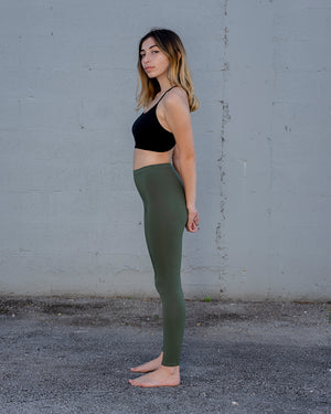 PURPLE BAMBOO LEGGINGS