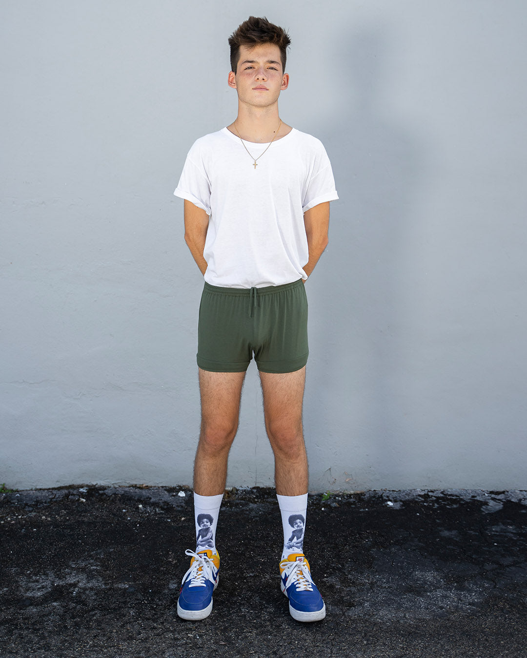 Olive Bamboo Pune shorts