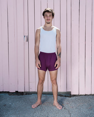 Purple Bamboo Pune shorts