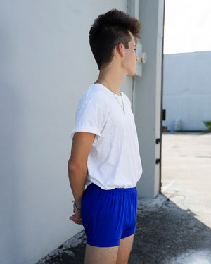 Royal Blue Bamboo Pune shorts